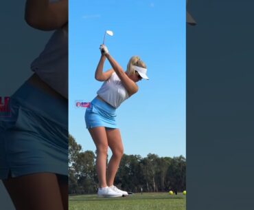 Amazing Golf Swing you need to see | Golf Girl awesome swing | Golf shorts | Shell Cuddihy