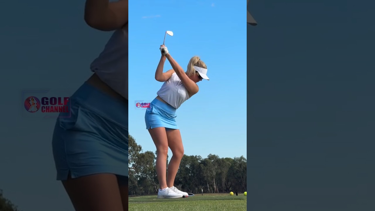 Amazing Golf Swing you need to see | Golf Girl awesome swing | Golf shorts | Shell Cuddihy Amazing Golf Swing you need to see | Golf Girl awesome swing | Golf shorts | Shell Cuddihy