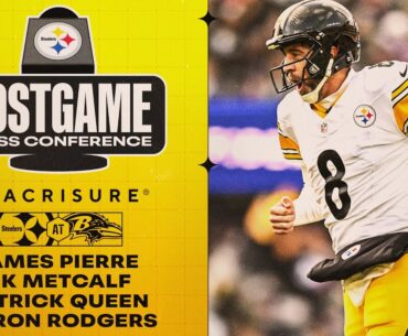 Pierre, Metcalf, Queen & Rodgers Postgame Press Conference (Week 14 at Baltimore Ravens)
