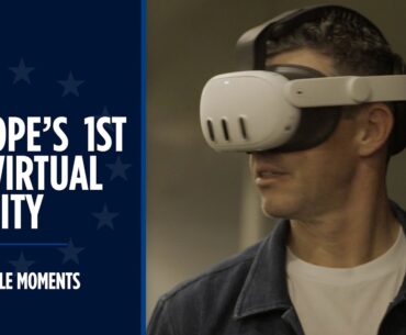 Team Europe Prepared for Bethpage Black First Tee with Virtual Reality | 2025 Ryder Cup