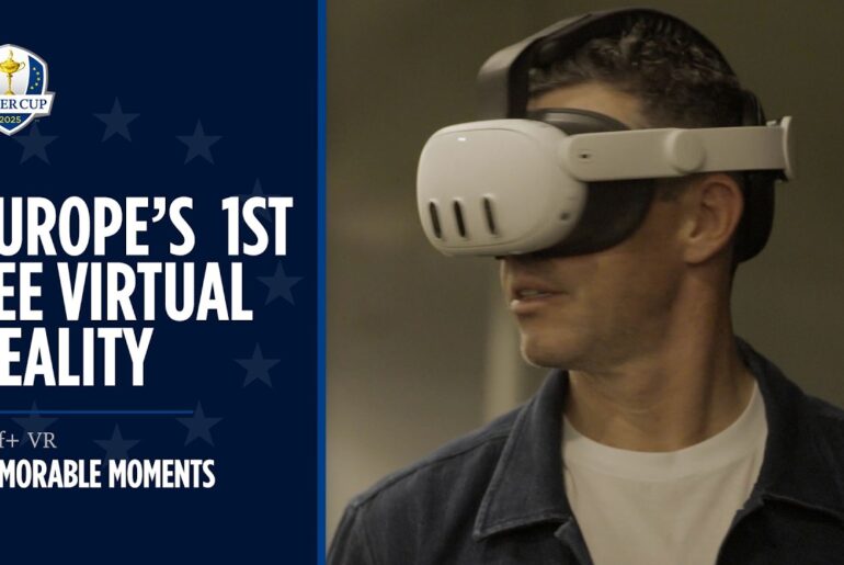 Team Europe Prepared for Bethpage Black First Tee with Virtual Reality | 2025 Ryder Cup