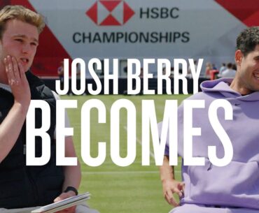 🎾 Josh Berry Becomes Tennis Legends to Interview Raducanu, Alcaraz, Draper & More! 😂