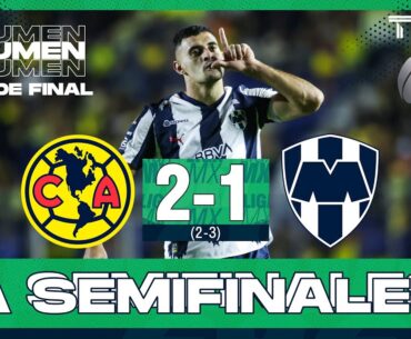 Resumen y goles | América (2)2-1(3) Monterrey | Liga MX - Cuartos de Final Apertura 2025 | TUDN