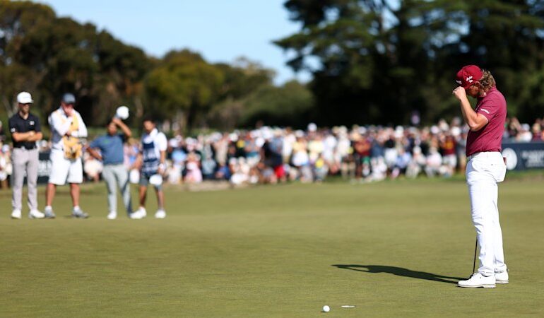 The putt on the 72nd hole that sunk Cameron Smith and his tournament hopes