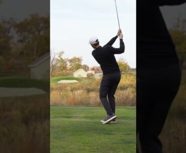 Fall Chicago Golf Hits Different #golfyoutube #golf #influencer
