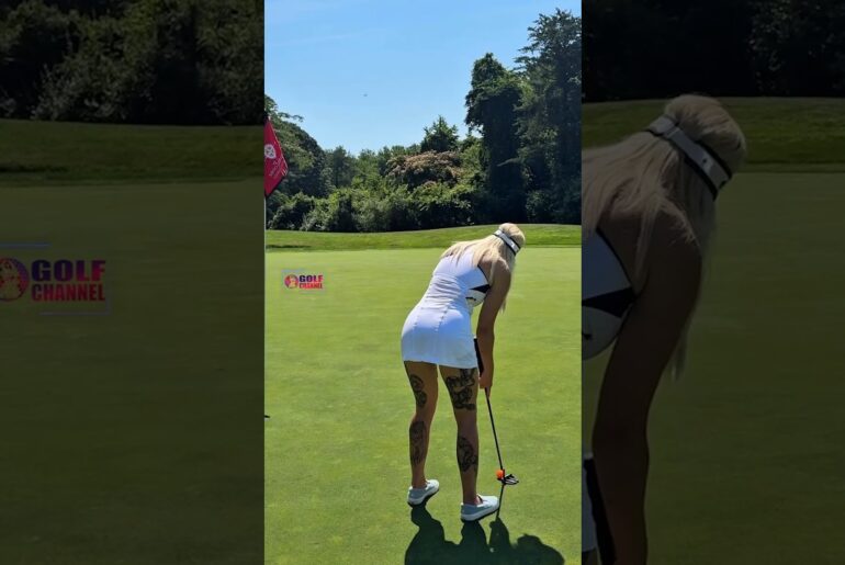 Amazing Golf Swing you need to see | Golf Girl awesome swing | Golf shorts | Sigita