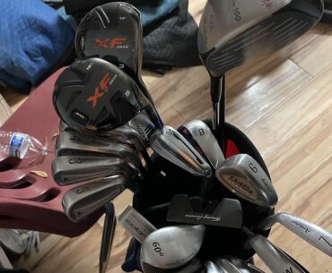New golfer do I have too many clubs and what am I missing 👏🏻👏🏻