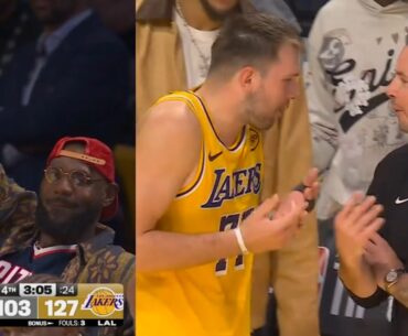 JJ Redick and LeBron troll Luka Doncic for missing FT and finishing on 49pts 😂