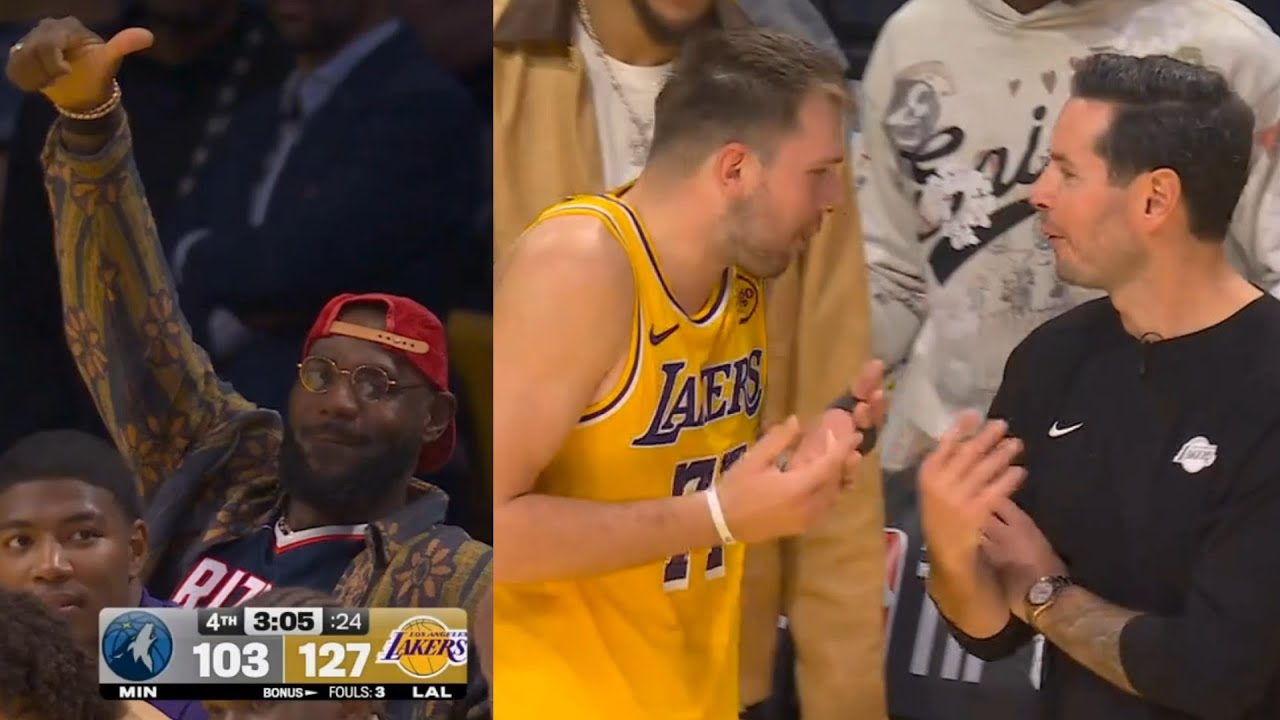 JJ Redick and LeBron troll Luka Doncic for missing FT and finishing on 49pts π JJ Redick and LeBron troll Luka Doncic for missing FT and finishing on 49pts π