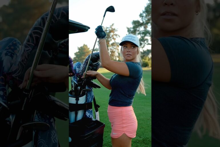 Your local golf gal at your service 🫡 #golf