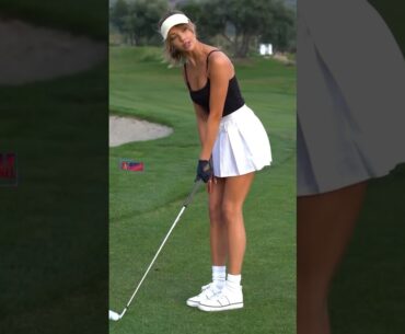 Amazing Golf Swing you need to see | Golf Girl awesome swing | Golf shorts | Claire Hogle