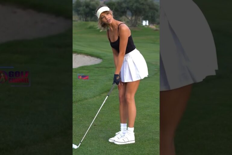 Amazing Golf Swing you need to see | Golf Girl awesome swing | Golf shorts | Claire Hogle
