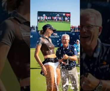 special celebrations on hot days ⛳✨ #golf #tallwomen #sports #golfgirl  #tallestgolfer #tallgirl