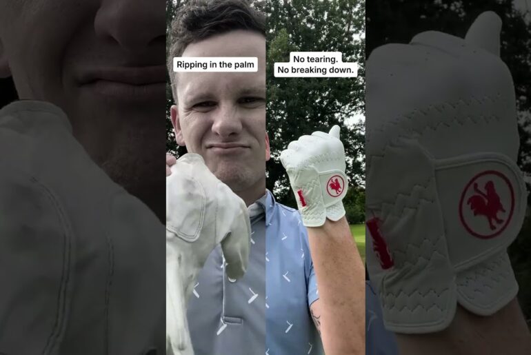 Here's why golfers are switching to Red Rooster Golf Gloves.  #golf #golftips #golfing