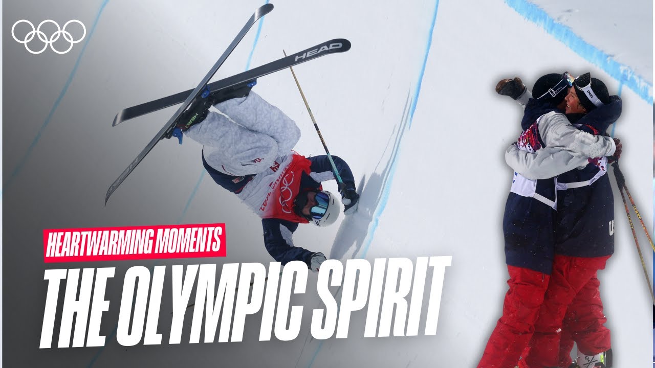 David Wise Helps Aaron Blunck 🇺🇸🤝 | Beijing 2022 | Heartwarming Olympic Moments David Wise Helps Aaron Blunck 🇺🇸🤝 | Beijing 2022 | Heartwarming Olympic Moments