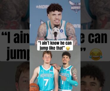 Knueppel dunking had LaMelo surprised 😅