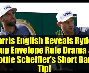 Harris English Reveals Ryder Cup Envelope Rule Drama & Scottie Scheffler's Short Game Tip!