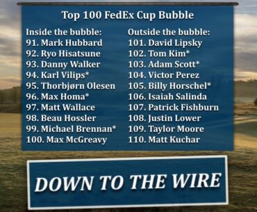 Down to the Wire-Fairways of Life w Matt Adams Tues Nov 11