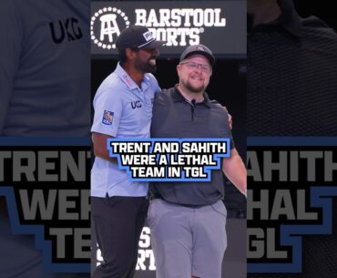 Sahith Theegala and Trent were DIALED in @TGL Alt Shot. Presented by @Chevrolet #Ad