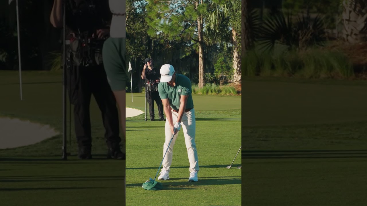 “Tiger, this one’s just for you.” Collin Morikawa got to hit some stingers in front of Tiger Woods. "Tiger, this one's just for you." Collin Morikawa got to hit some stingers in front of Tiger Woods.