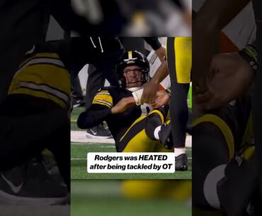 Fair reaction? 😳 #NFL #football #steelers #aaronrodgers