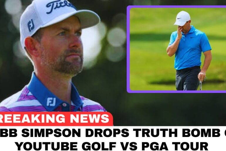 Webb Simpson Drops Truth Bomb on YouTube Golf vs PGA Tour | Rory McIlroy Fires Back 😳⛳