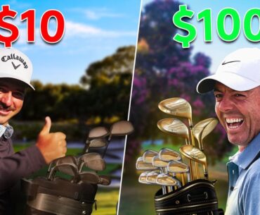 Rory McIlroy Plays with $10 Golf Club