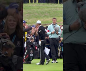 Dustin Johnson with the smoothest hole in one you'll see