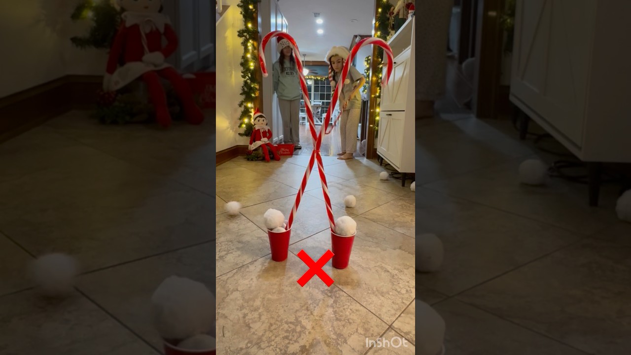 Candy Cane Golf Game! #shortsfeed #holidaygames #games #competition Candy Cane Golf Game! #shortsfeed #holidaygames #games #competition