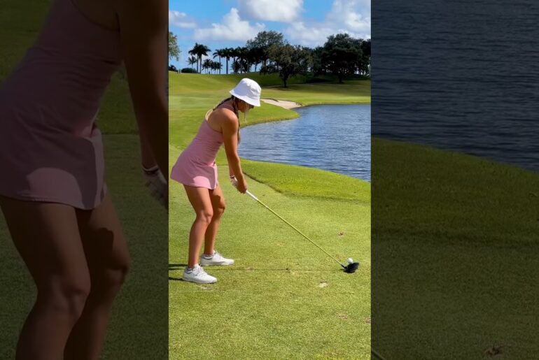 Slow Mo Tee Shot That’s Straight Money #golfswing #golf #golfer #golflife