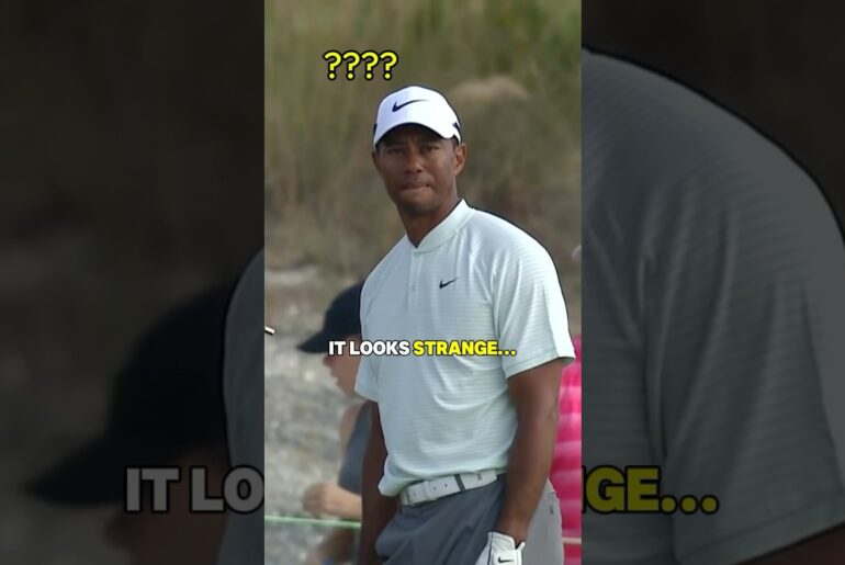 Did Tiger Really Hit It Twice?😱