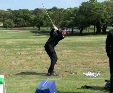 Adam Long Golf Swing on the driving range Valspar Championship 2023