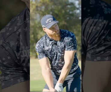 Martin Borgmeier drives the green 🤯 #golf #professionalgolfer #golfshorts #golfer #brysondechambeau