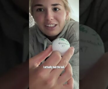My LPGA golf ball! #shorts #golf