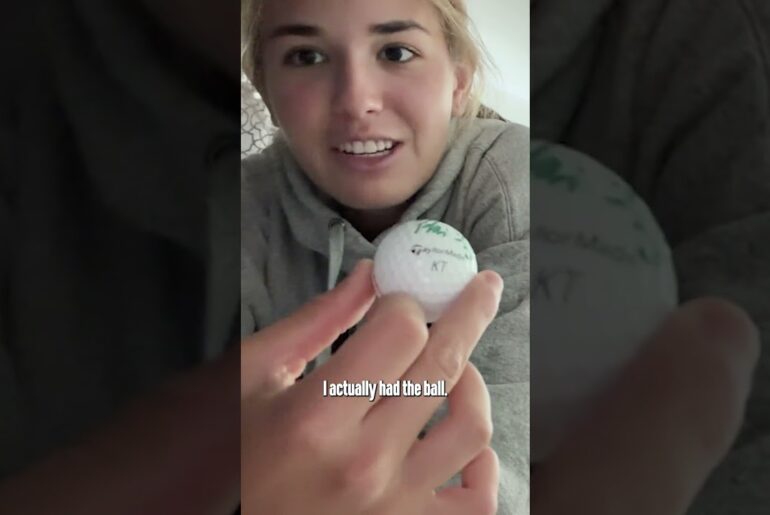 My LPGA golf ball! #shorts #golf