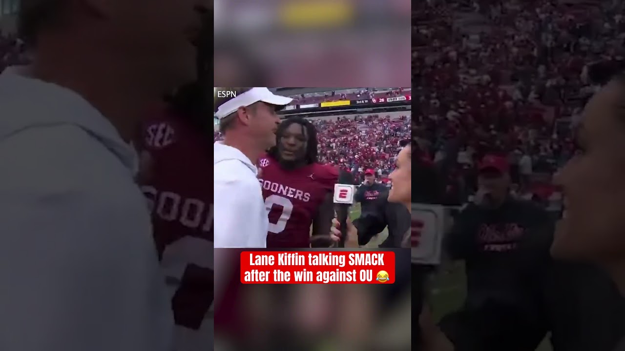 Classic Lane Kiffin Behavior 😂 Classic Lane Kiffin Behavior 😂