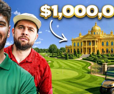 $1,000,000 GOLF COURSE vs $20 GOLF COURSE....
