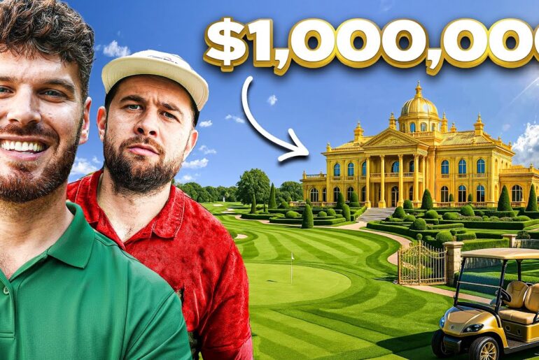 $1,000,000 GOLF COURSE vs $20 GOLF COURSE....