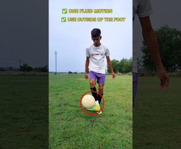 Around the world Tutorial / How to do around the world ⚽ #football #soccer #footballshorts #shorts