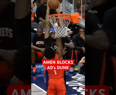 Amen BLOCKS AD's DUNK 😱