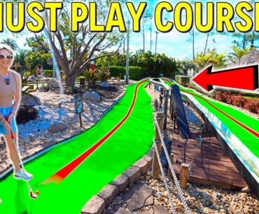 The World's LONGEST Mini Golf Hole! - Must Play Course!