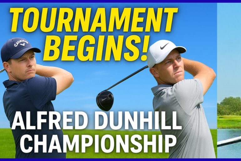 Alfred Dunhill Championship 2025 | Royal Johannesburg Action Begins |ROUND 1