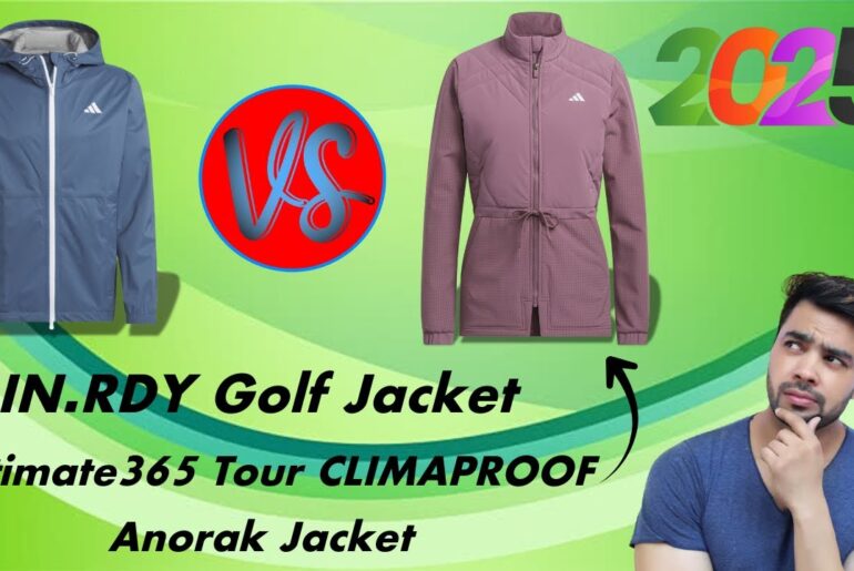 Women’s RAIN.RDY Golf Jacket vs  Women’s Ultimate365 Tour CLIMAPROOF Anorak Jacket Comparison