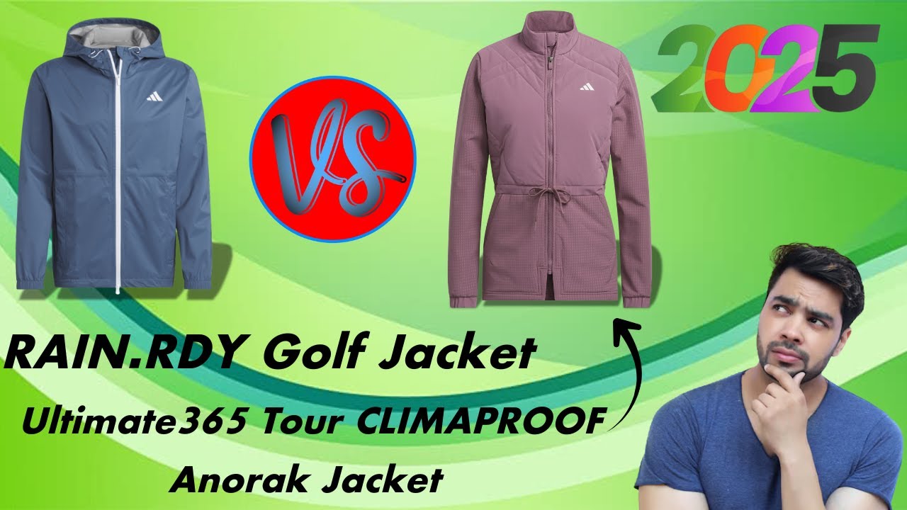 Women’s RAIN.RDY Golf Jacket vs Women’s Ultimate365 Tour CLIMAPROOF Anorak Jacket Comparison Women’s RAIN.RDY Golf Jacket vs Women’s Ultimate365 Tour CLIMAPROOF Anorak Jacket Comparison