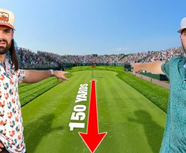 Can Average Golfers beat PGA Tour at 150 Yards EVERY Hole?
