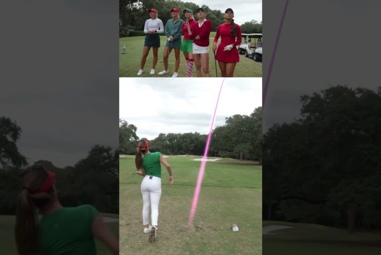Hole in one cam #noobsplaygolf #golfcourse #golfer #golfdomgolf #golfgirlgames