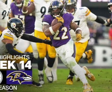 Pittsburgh Steelers vs. Baltimore Ravens Game Highlights | NFL 2025 Season Week 14