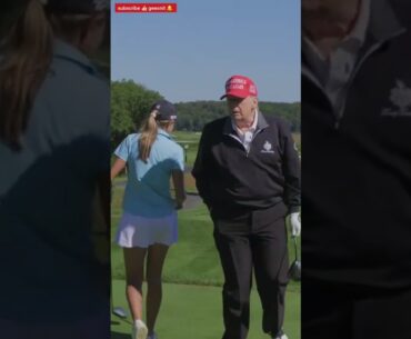 Kai Trump Plays On The DC Golf Course #kaitrump #donaldtrump #fypviral #feedshorts