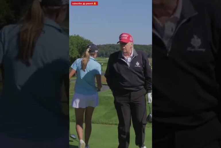 Kai Trump Plays On The DC Golf Course #kaitrump #donaldtrump #fypviral #feedshorts