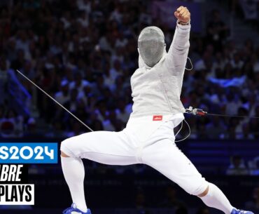 Oh Sang-uk takes men's sabre GOLD! 🥇🤺 | Paris Replays
